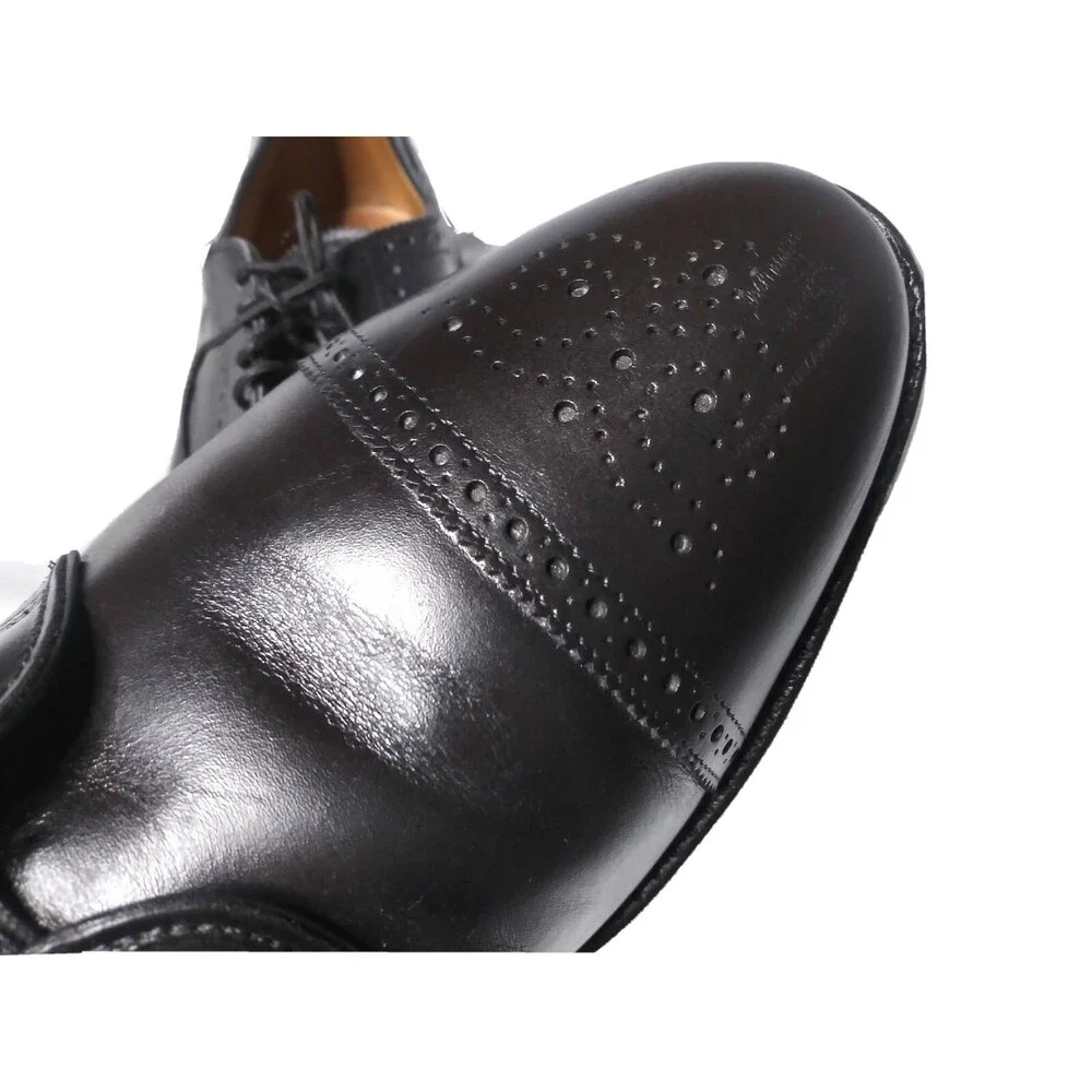 Allen Edmonds Sanford Cap-Toe Derby Dress Shoes Men's Size 14 D Retail $395